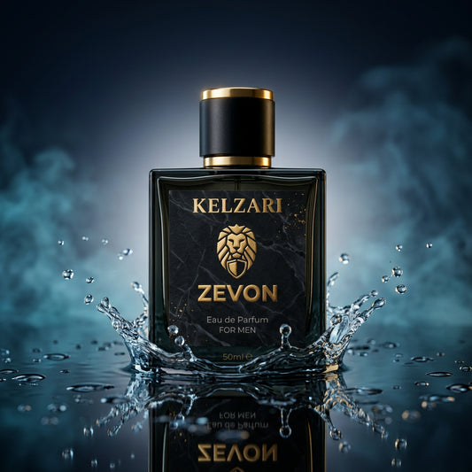 KELZARI Zevon Men's Luxury Perfume - Aquatic Fresh Eau de Parfum 50ml Pakistan